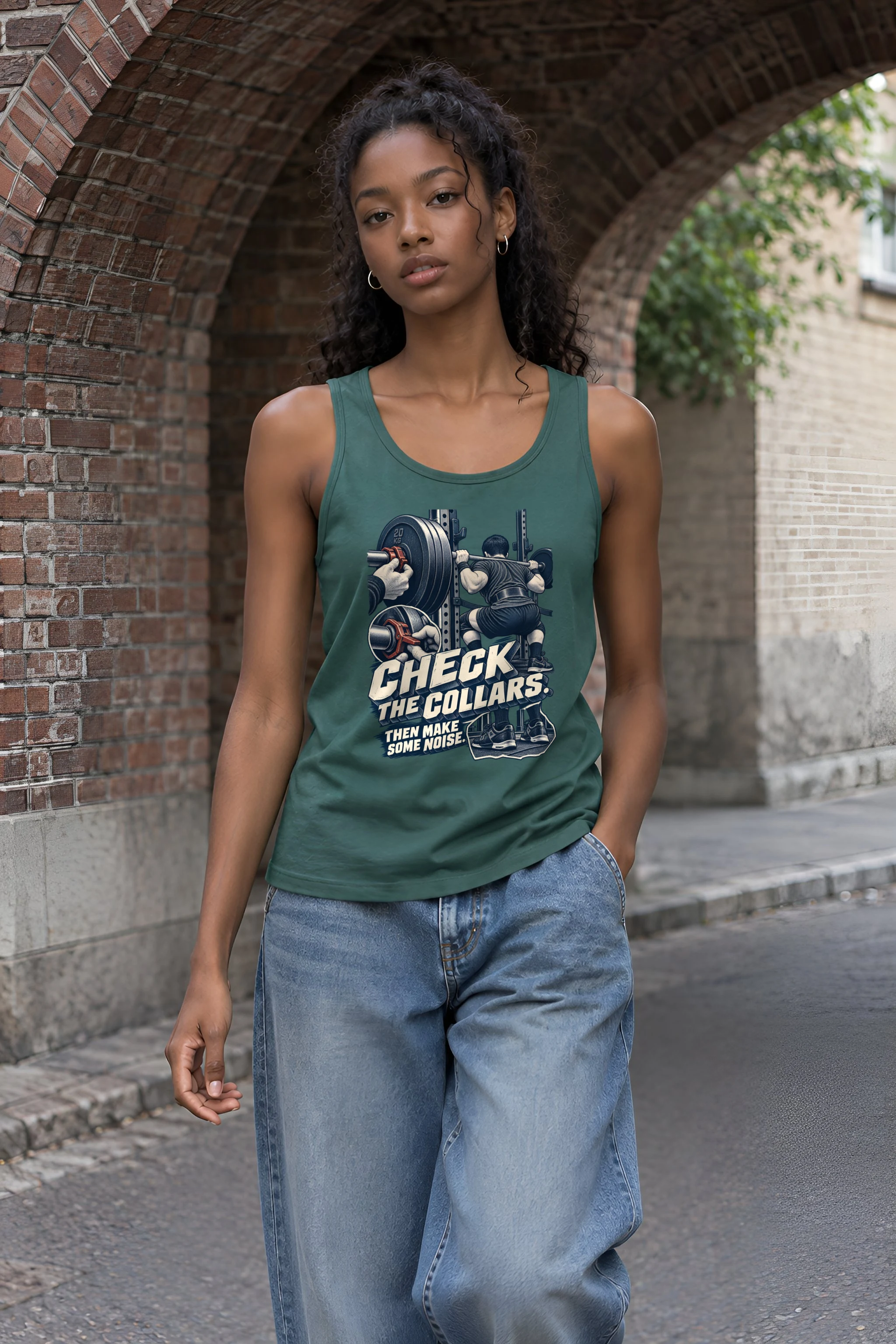 "Check the Collars" Unisex Jersey Tank