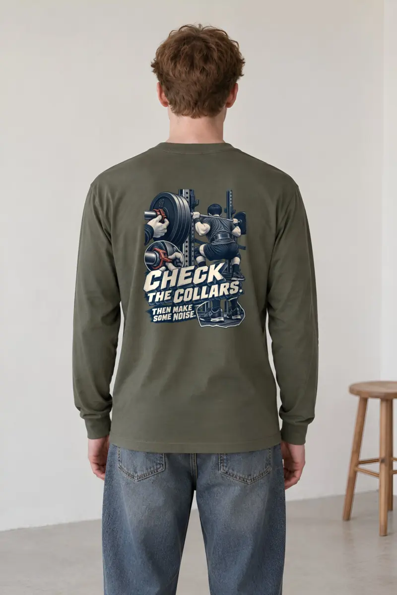 “Check the Collars” Unisex Longsleeve T-shirt