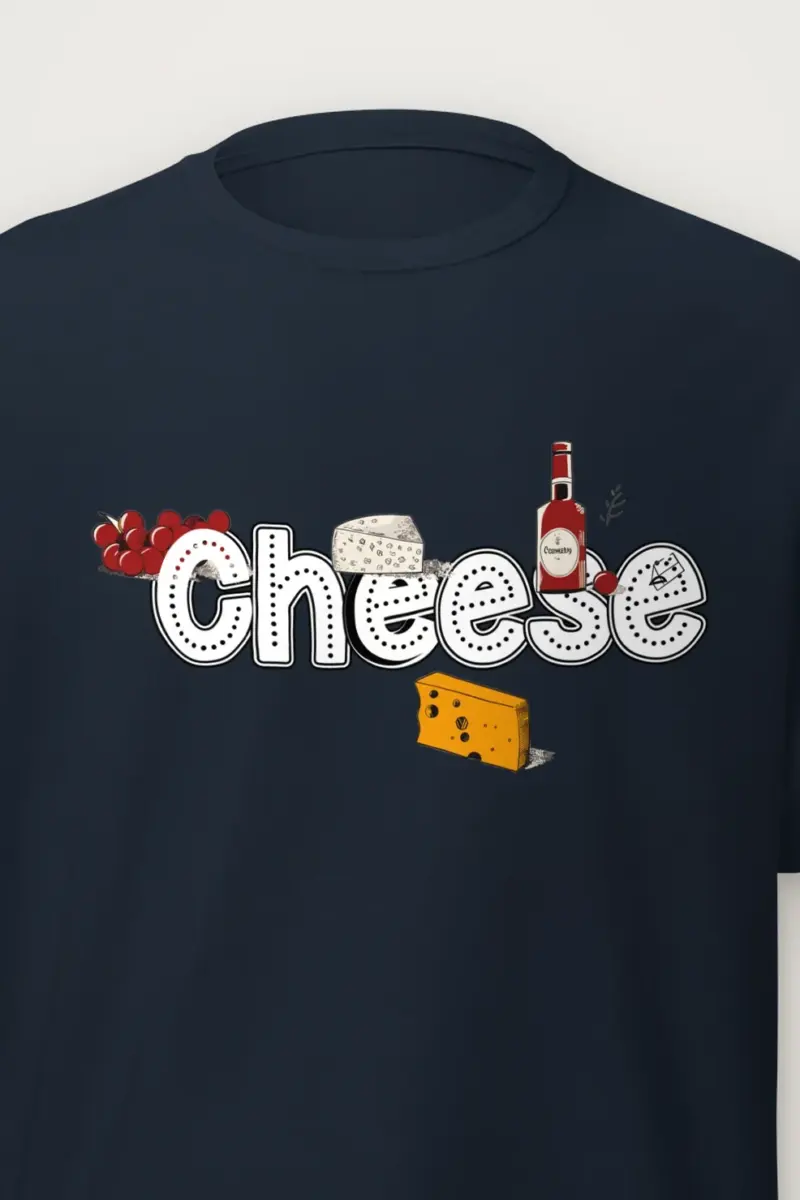 "Cheese Camembert" Heavyweight Unisex Crewneck T-shirt