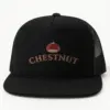 "CHESTNUT" 5 Panel Trucker Cap · Embroidered