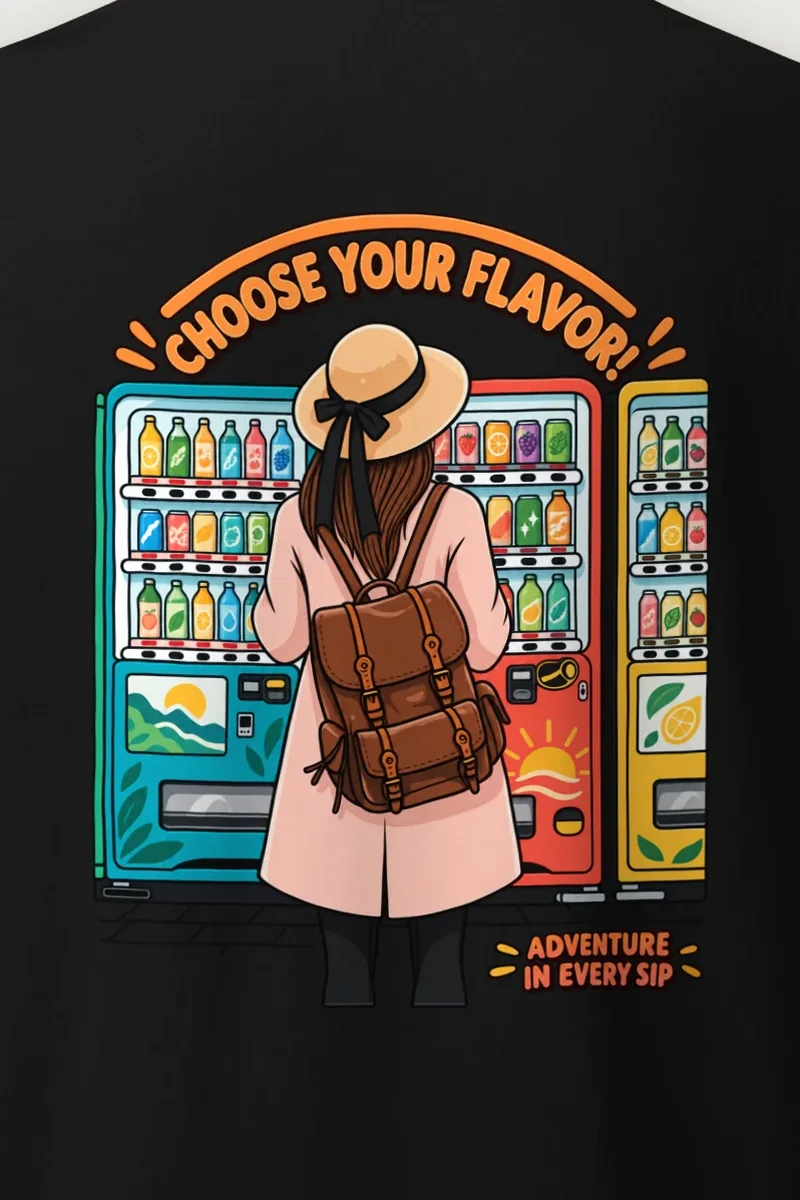 "Choose Your Flavor" Heavyweight Unisex Crewneck T-shirt