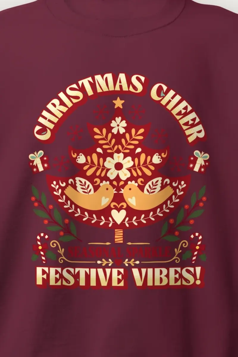"Christmas Cheer" Heavy Blend Unisex Crewneck Sweatshirt
