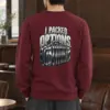 "Chrome Accordion Suitcase" Heavy Blend Unisex Crewneck Sweatshirt