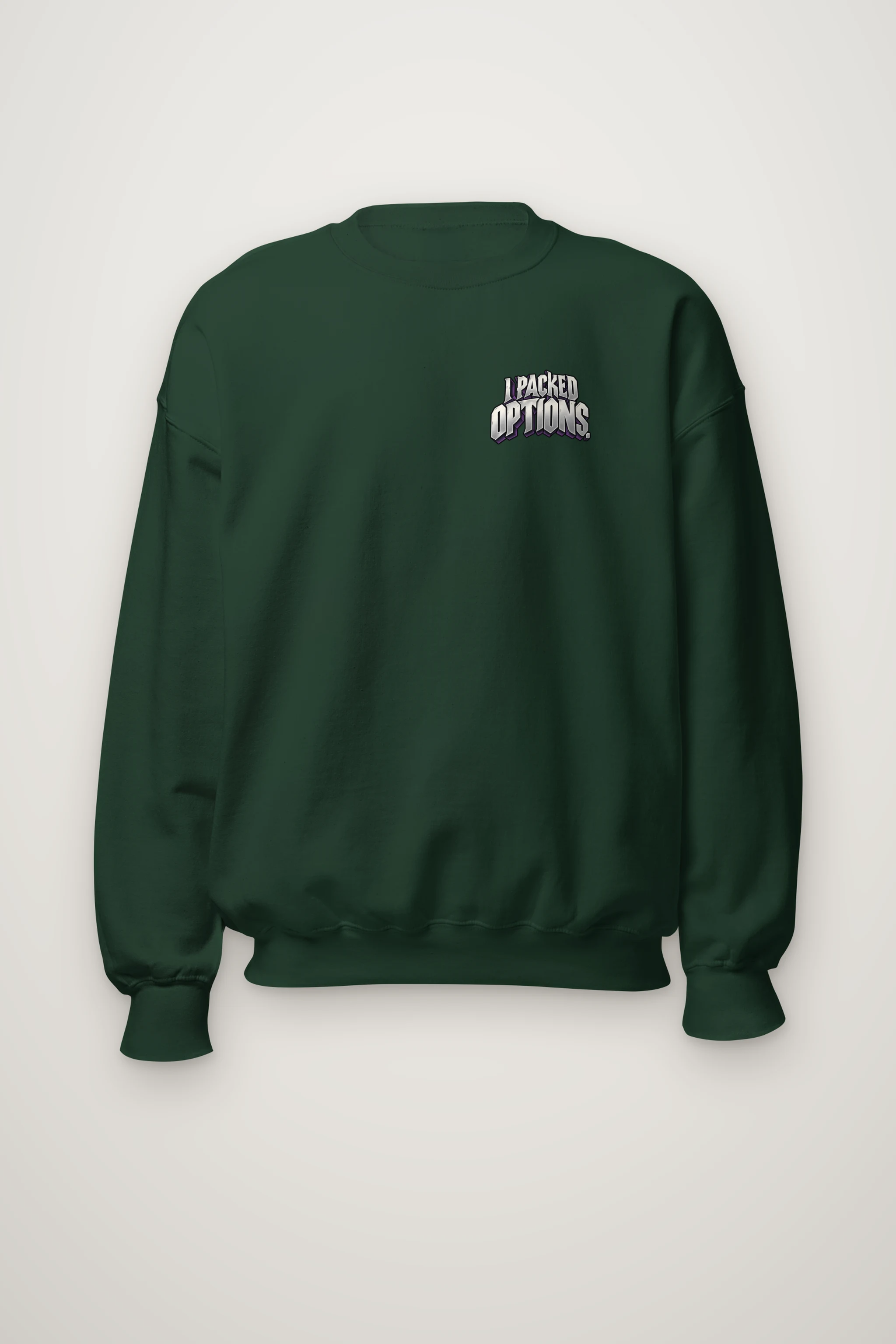 "Chrome Accordion Suitcase" Heavy Blend Unisex Crewneck Sweatshirt