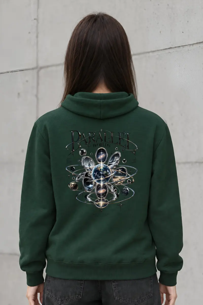 “Chrome Portal Atlas” Heavy Blend Unisex Pullover Hoodie