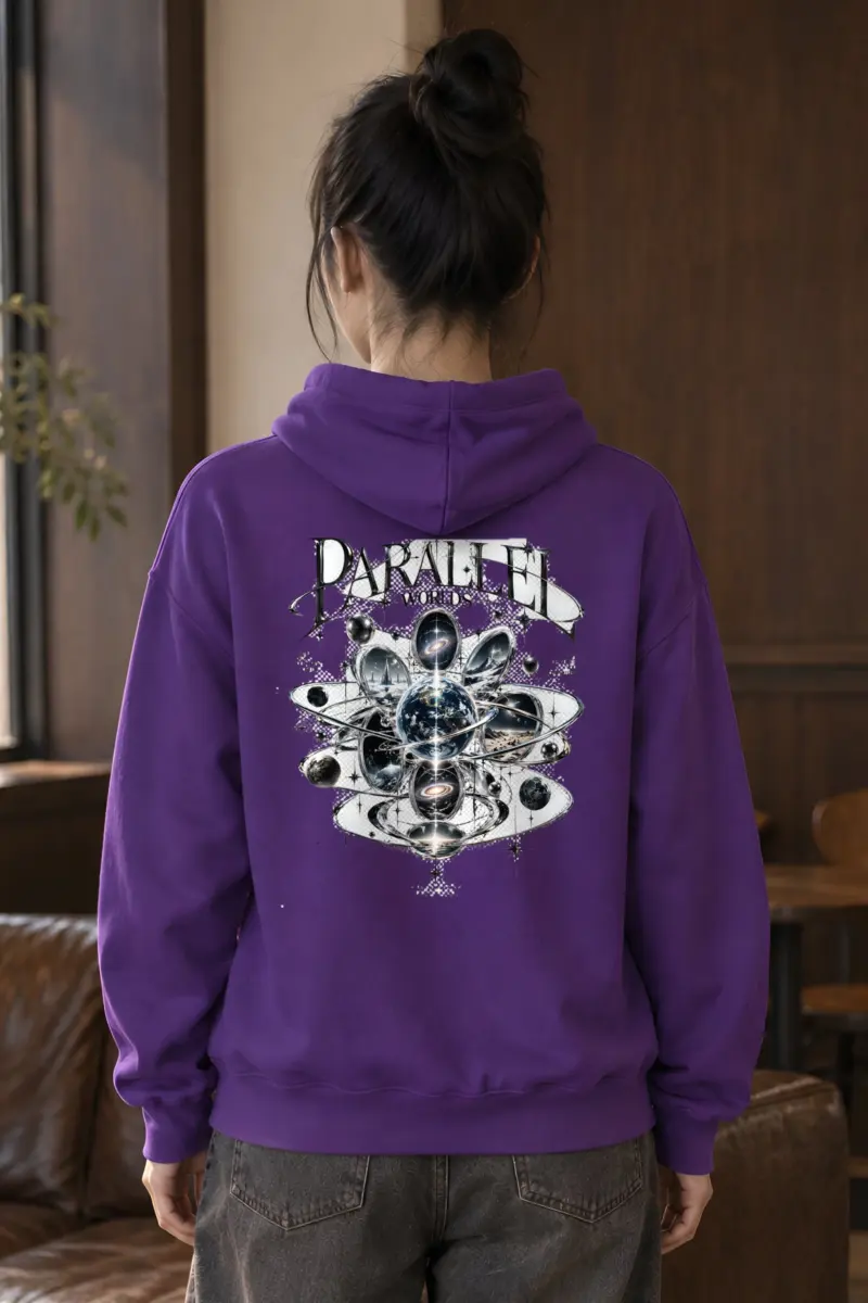 "Chrome Portal Atlas" Heavy Blend Unisex Pullover Hoodie