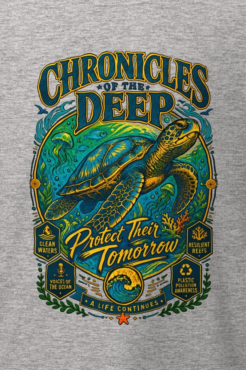"Chronicles Of The Deep" Heavyweight Unisex Crewneck T-shirt