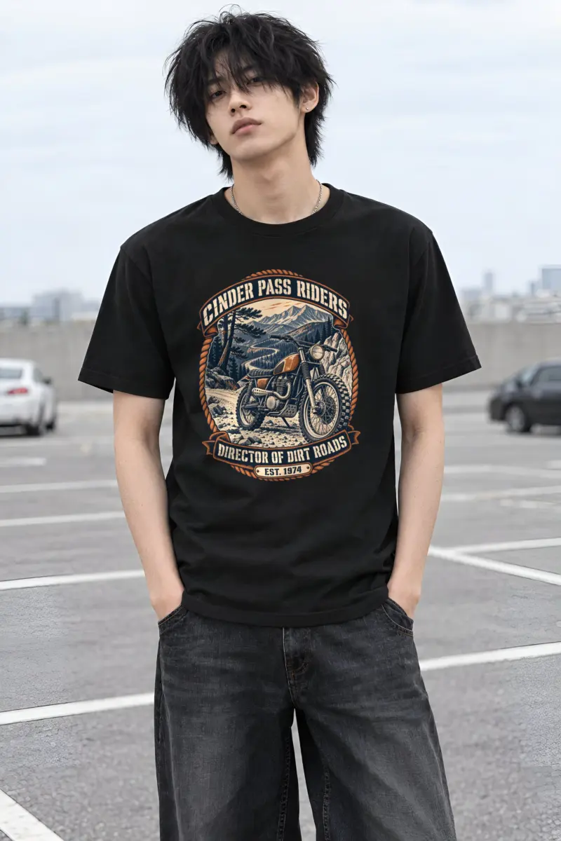 "Cinder Pass Riders" Heavyweight Unisex Crewneck T-shirt