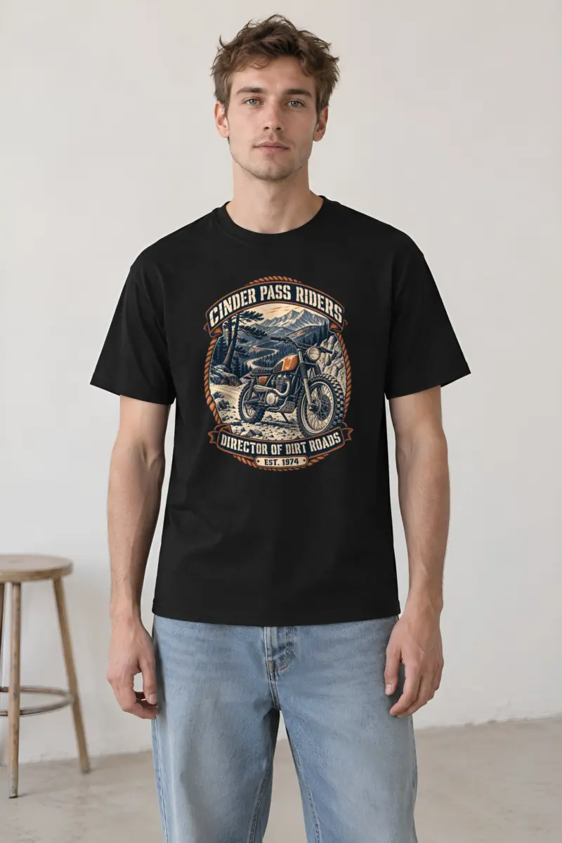 "Cinder Pass Riders" Heavyweight Unisex Crewneck T-shirt