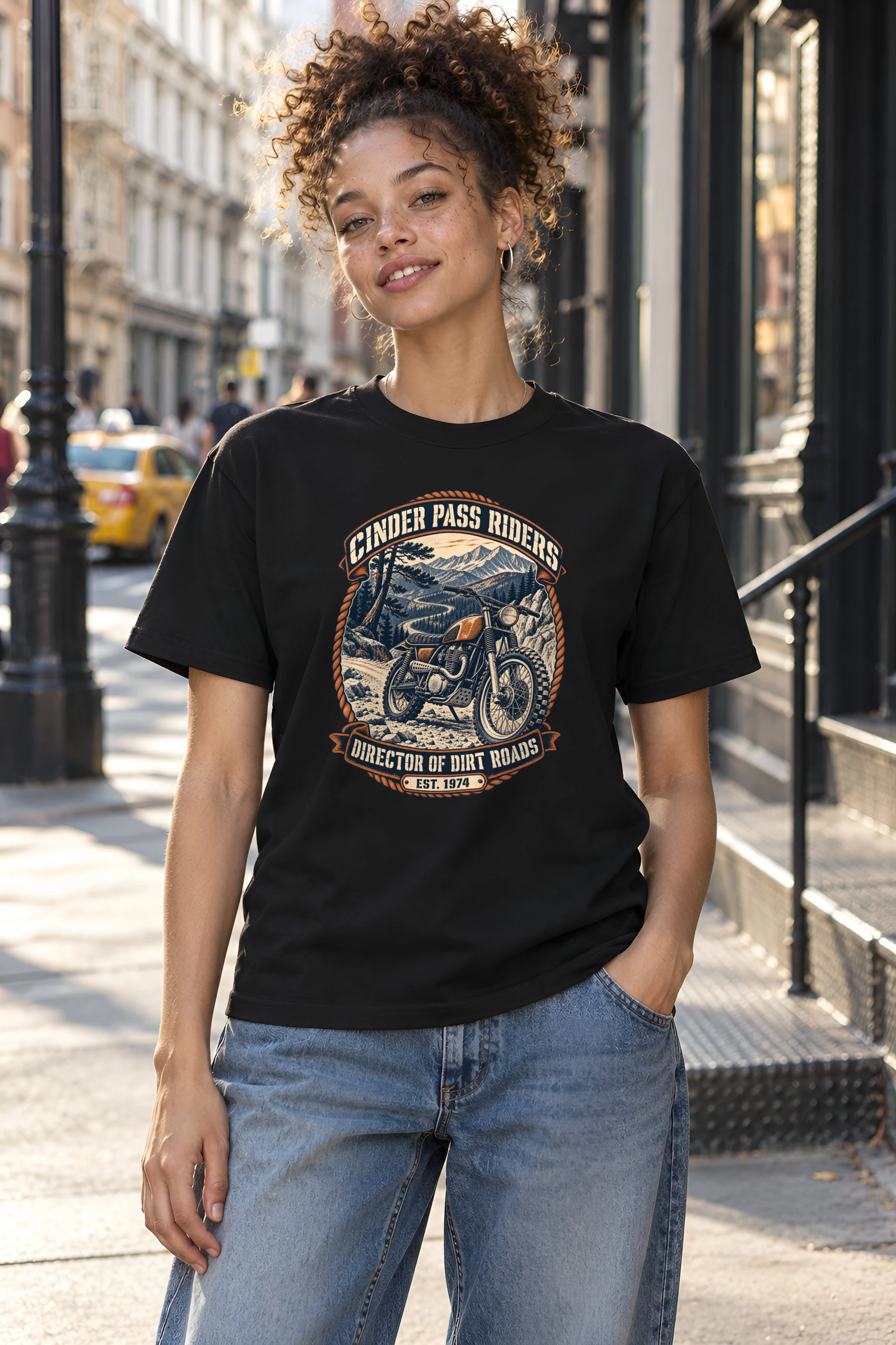 "Cinder Pass Riders" Heavyweight Unisex Crewneck T-shirt