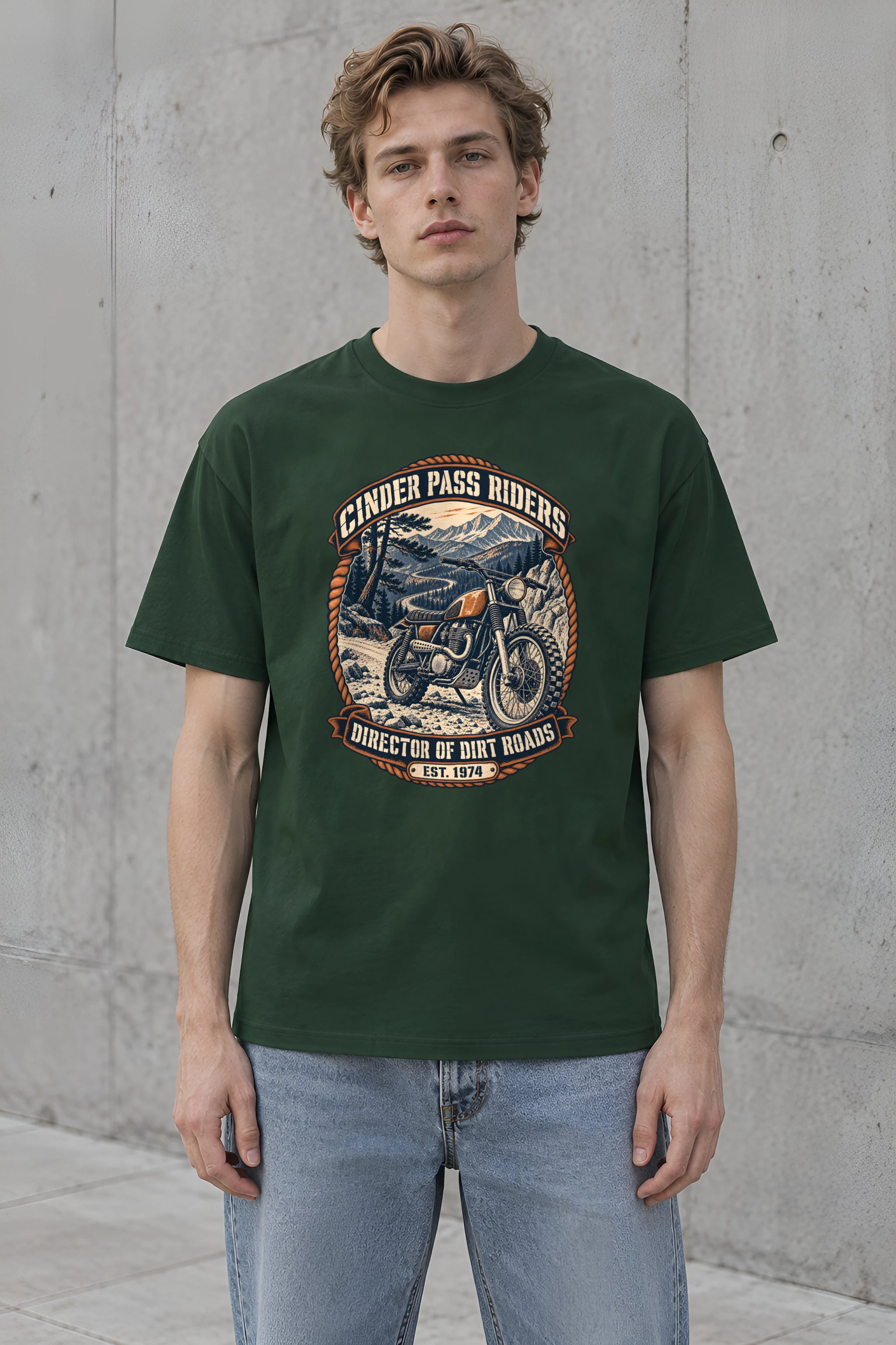 "Cinder Pass Riders" Heavyweight Unisex Crewneck T-shirt