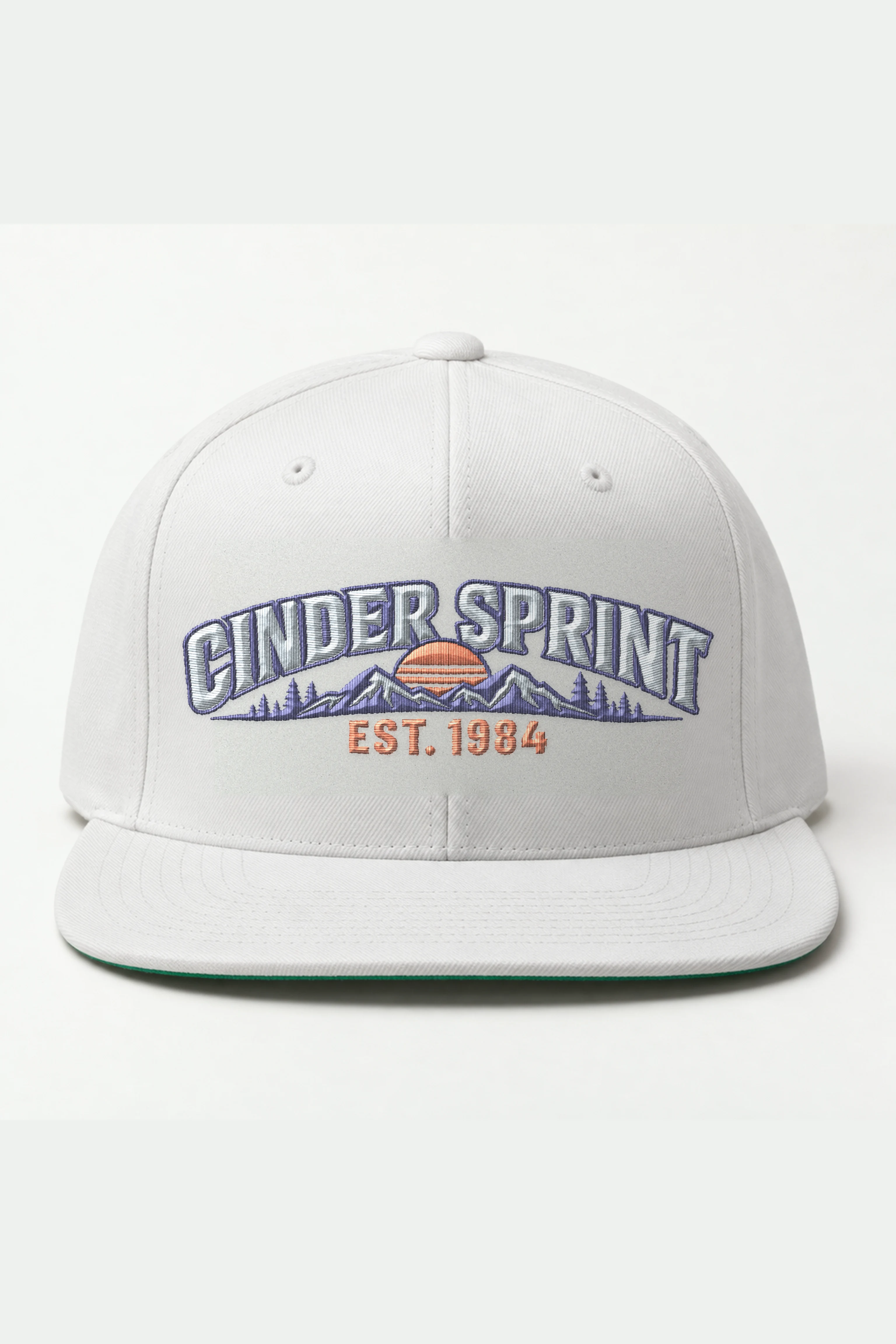 "Cinder Sprint Est. 1984" Classic Snapback · Embroidered