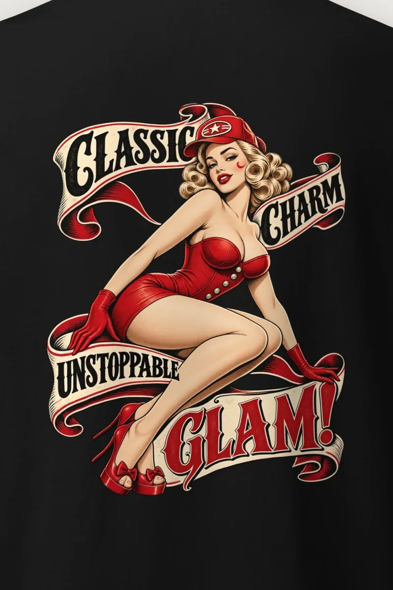 "Classic Charm" Heavyweight Unisex Crewneck T-shirt