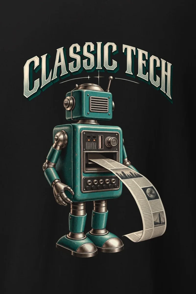 "Classic Tech" Heavyweight Unisex Crewneck T-shirt