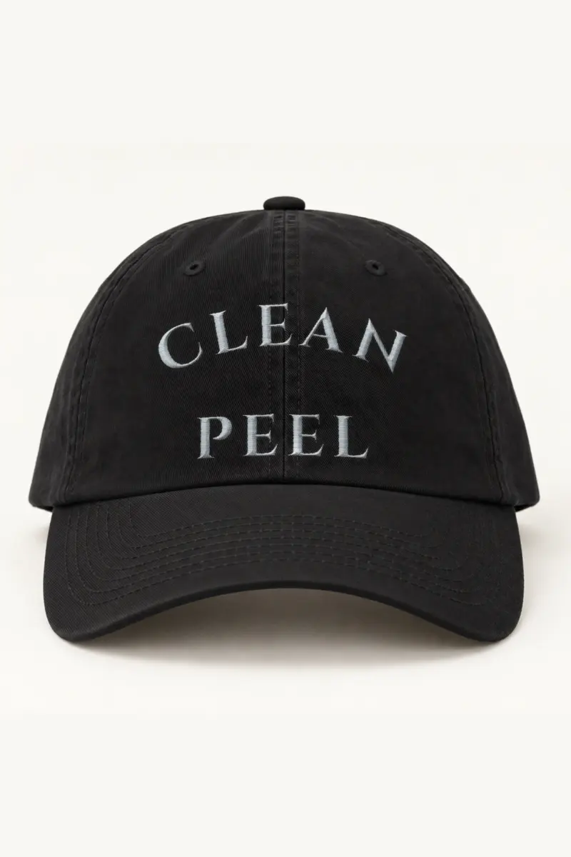 "CLEAN PEEL" Classic Dad Hat · Embroidered