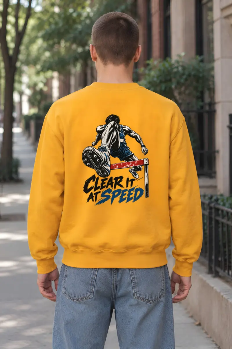 "Clear It at Speed" Heavy Blend Unisex Crewneck Sweatshirt