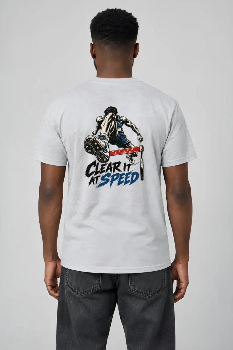 “Clear It at Speed” Heavyweight Unisex Crewneck T-shirt