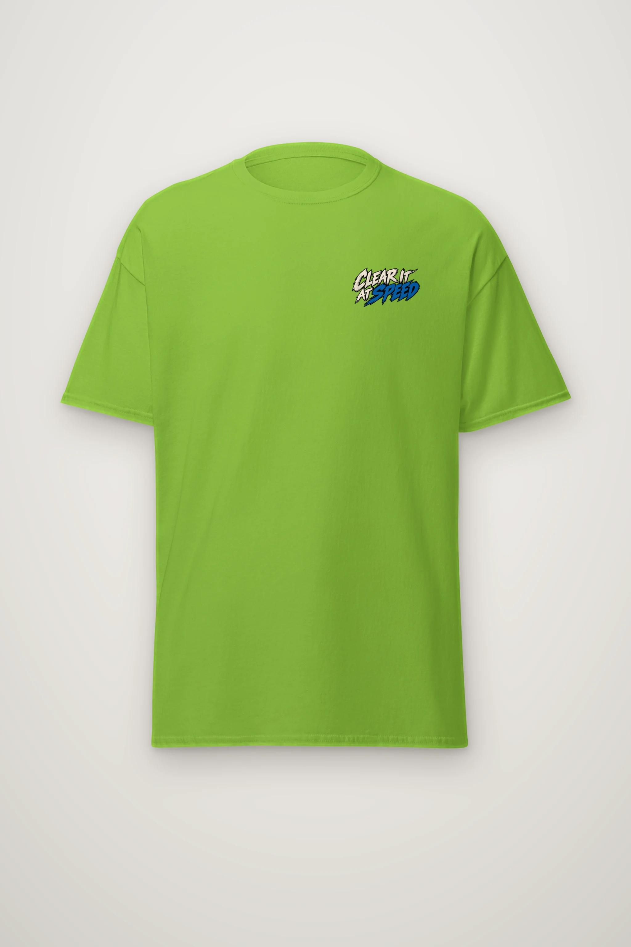 "Clear It at Speed" Heavyweight Unisex Crewneck T-shirt