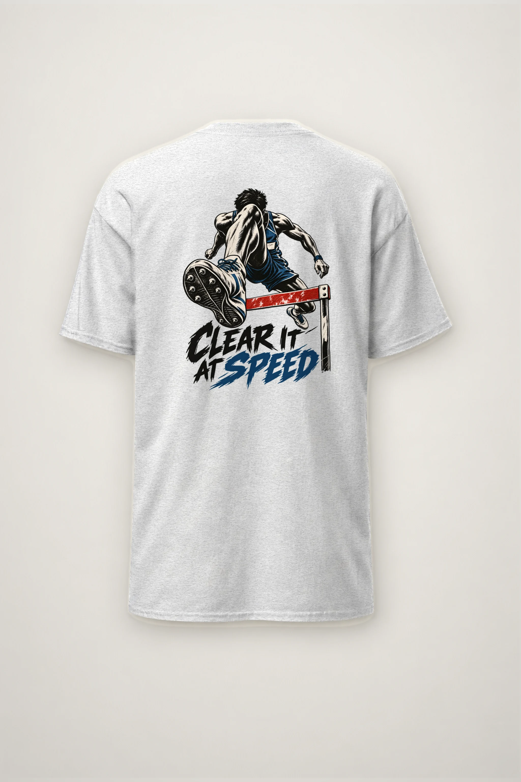 "Clear It at Speed" Heavyweight Unisex Crewneck T-shirt