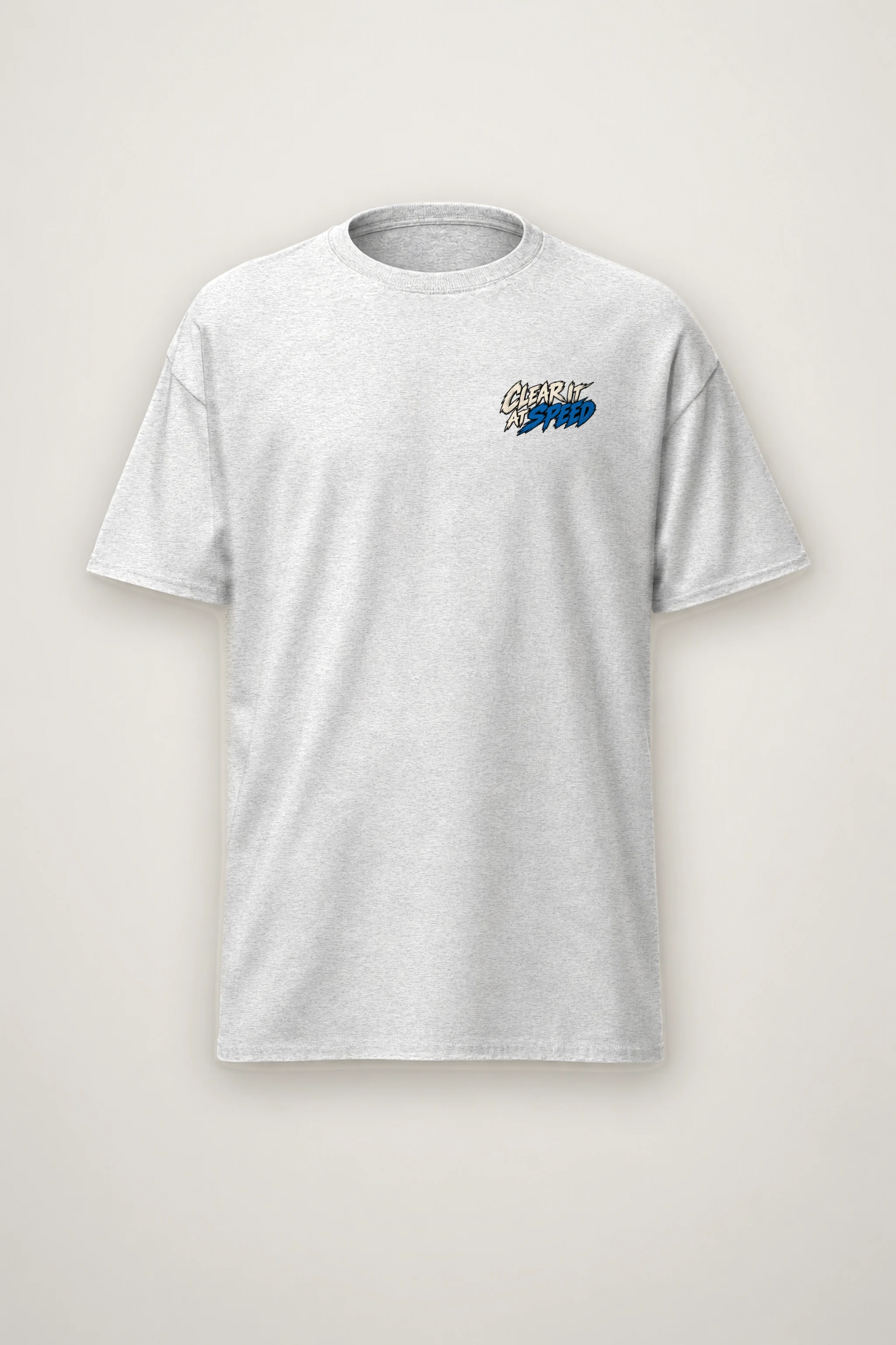 "Clear It at Speed" Heavyweight Unisex Crewneck T-shirt