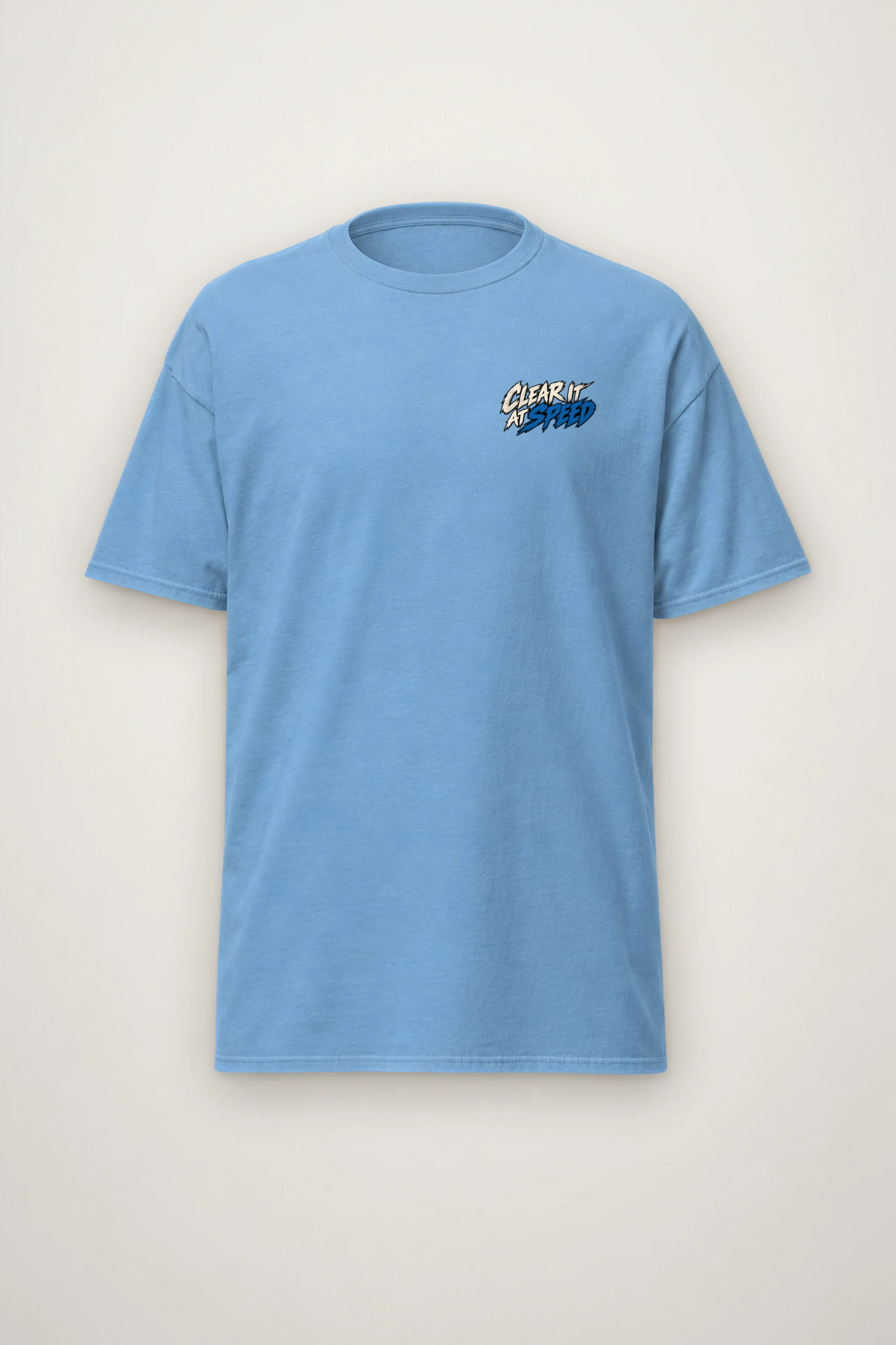 "Clear It at Speed" Heavyweight Unisex Crewneck T-shirt