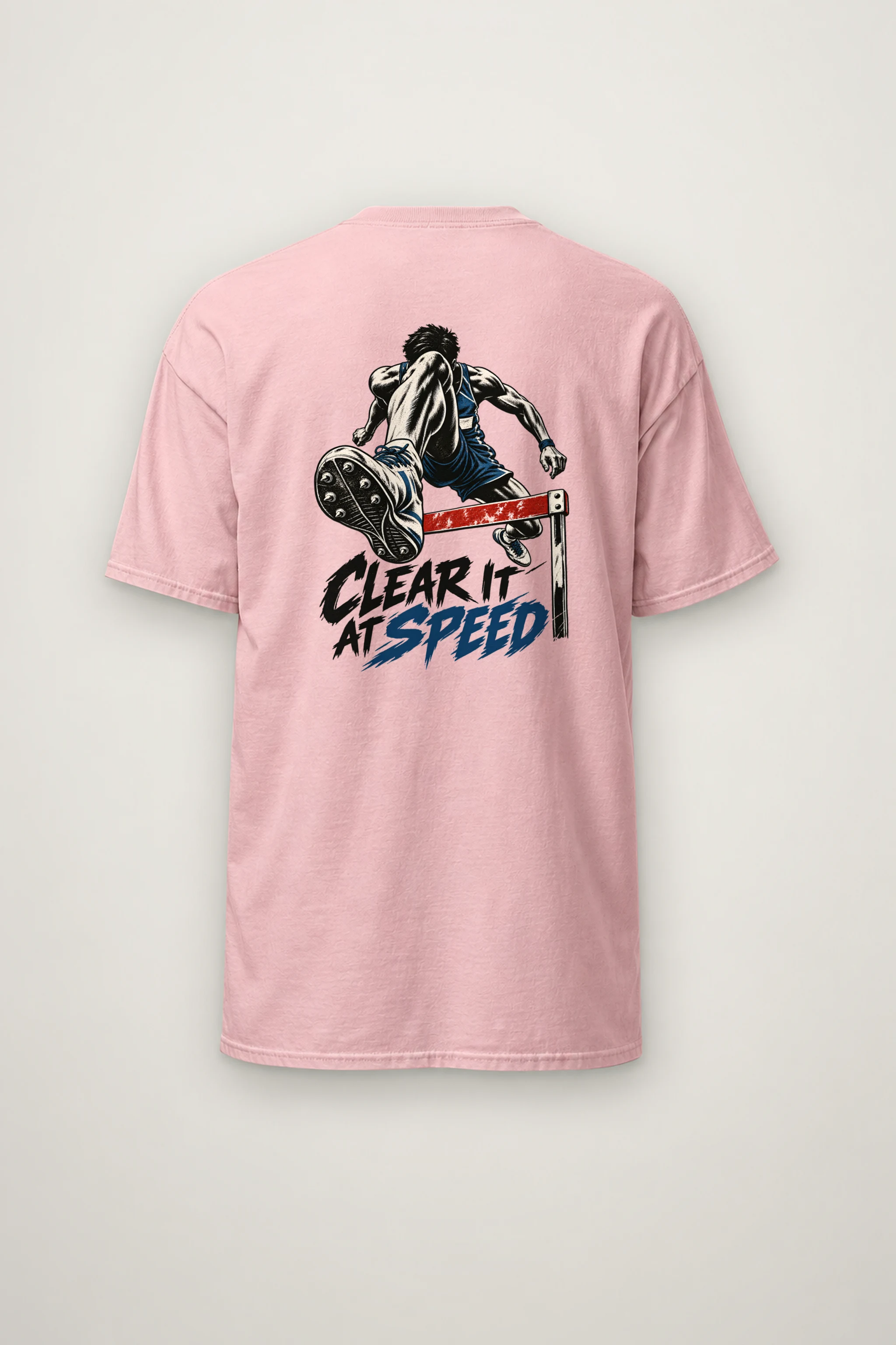 "Clear It at Speed" Heavyweight Unisex Crewneck T-shirt