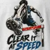 "Clear It at Speed" Heavyweight Unisex Crewneck T-shirt