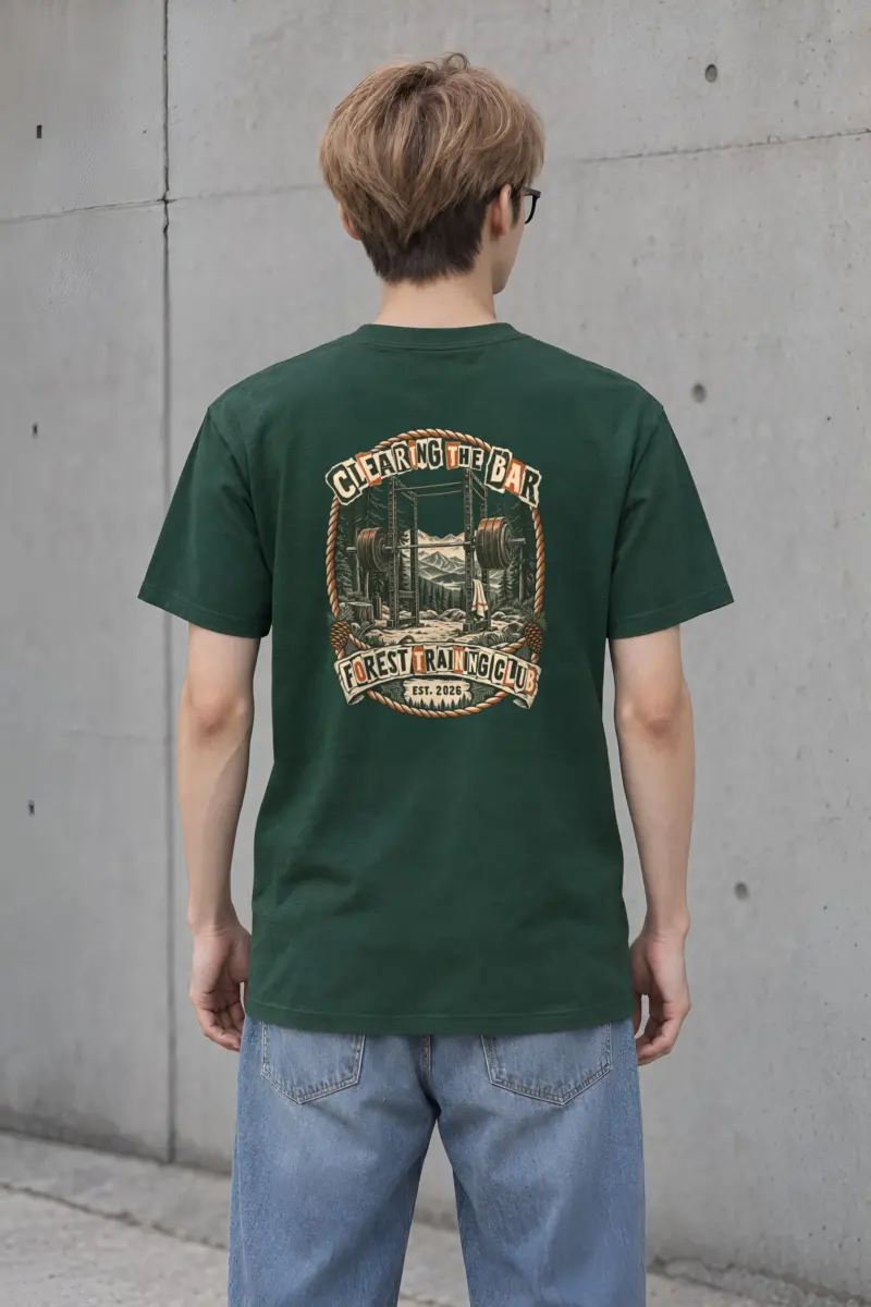 "Clearing the Bar" Heavyweight Unisex Crewneck T-shirt