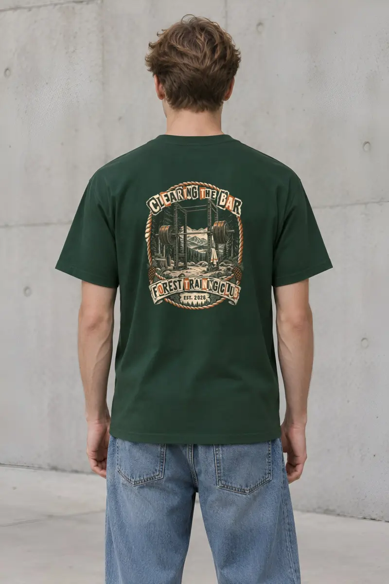 "Clearing the Bar" Heavyweight Unisex Crewneck T-shirt