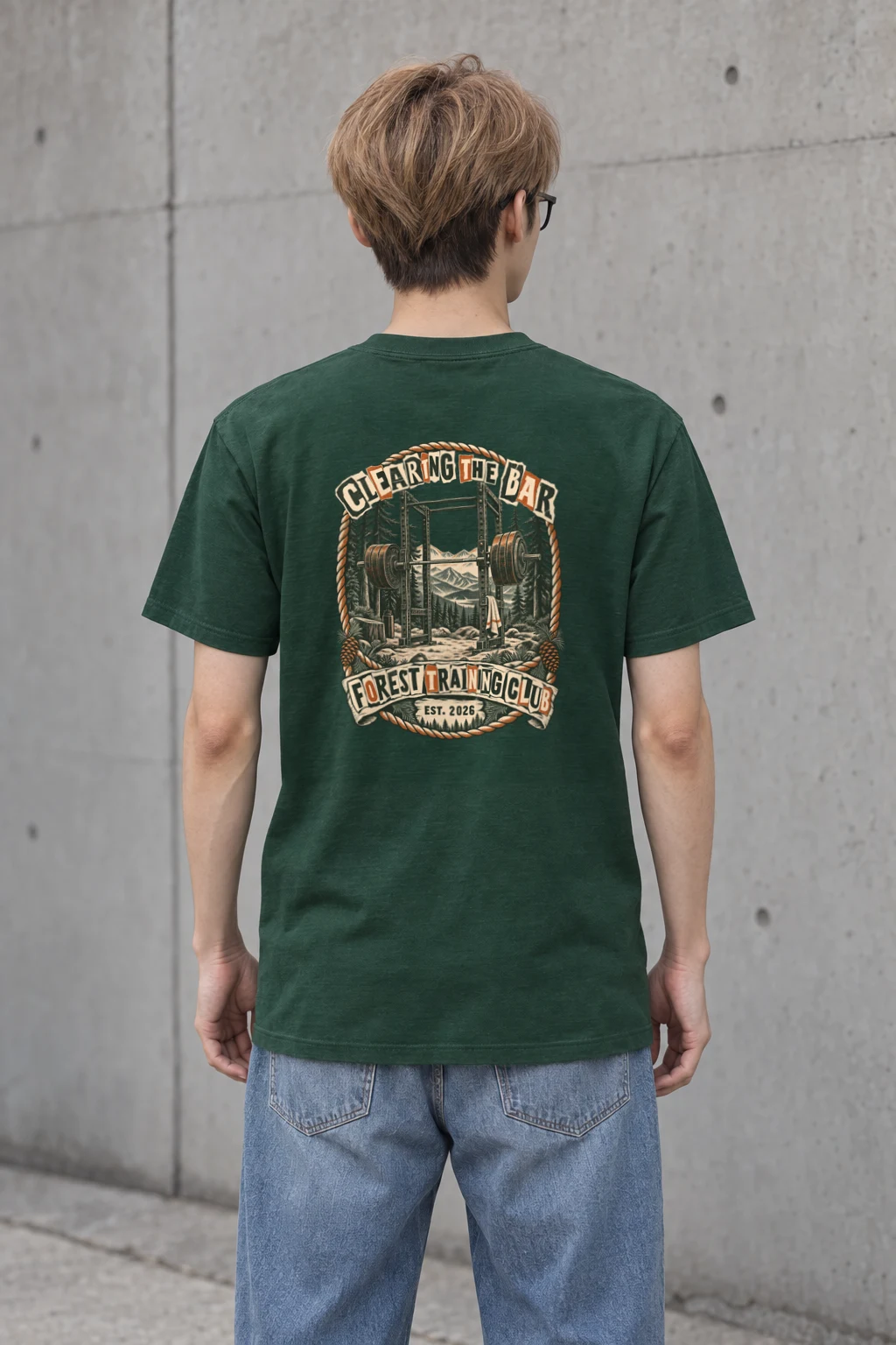 "Clearing the Bar" Heavyweight Unisex Crewneck T-shirt