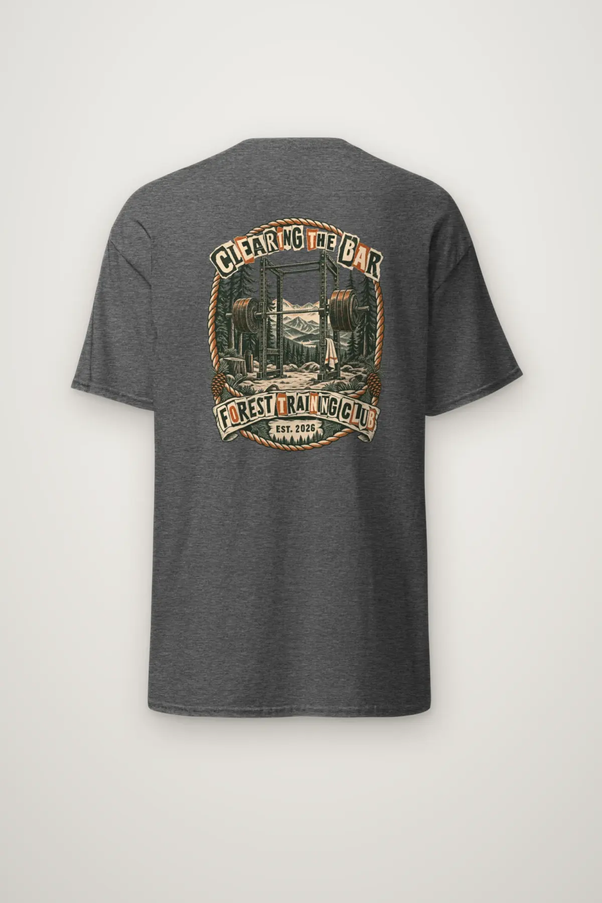 "Clearing the Bar" Heavyweight Unisex Crewneck T-shirt