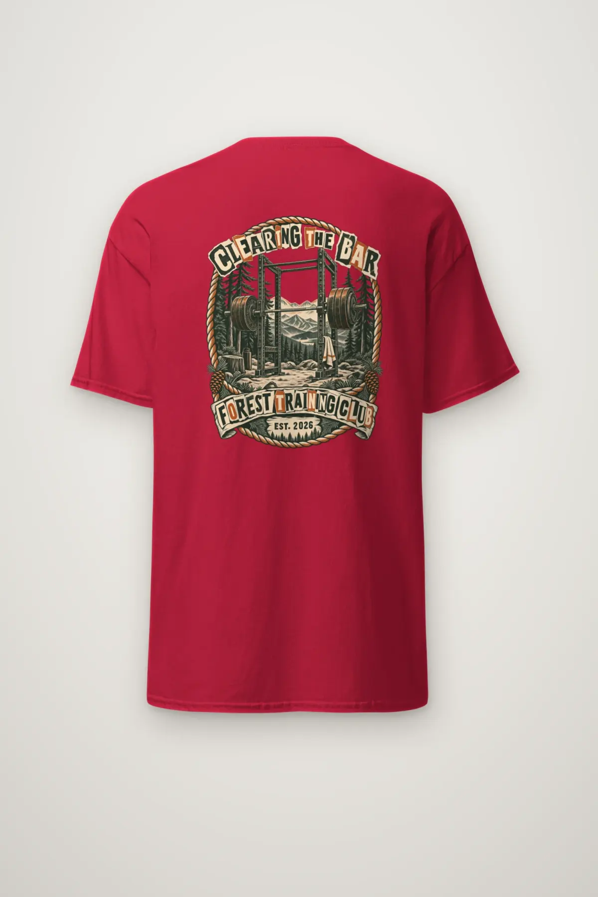 "Clearing the Bar" Heavyweight Unisex Crewneck T-shirt