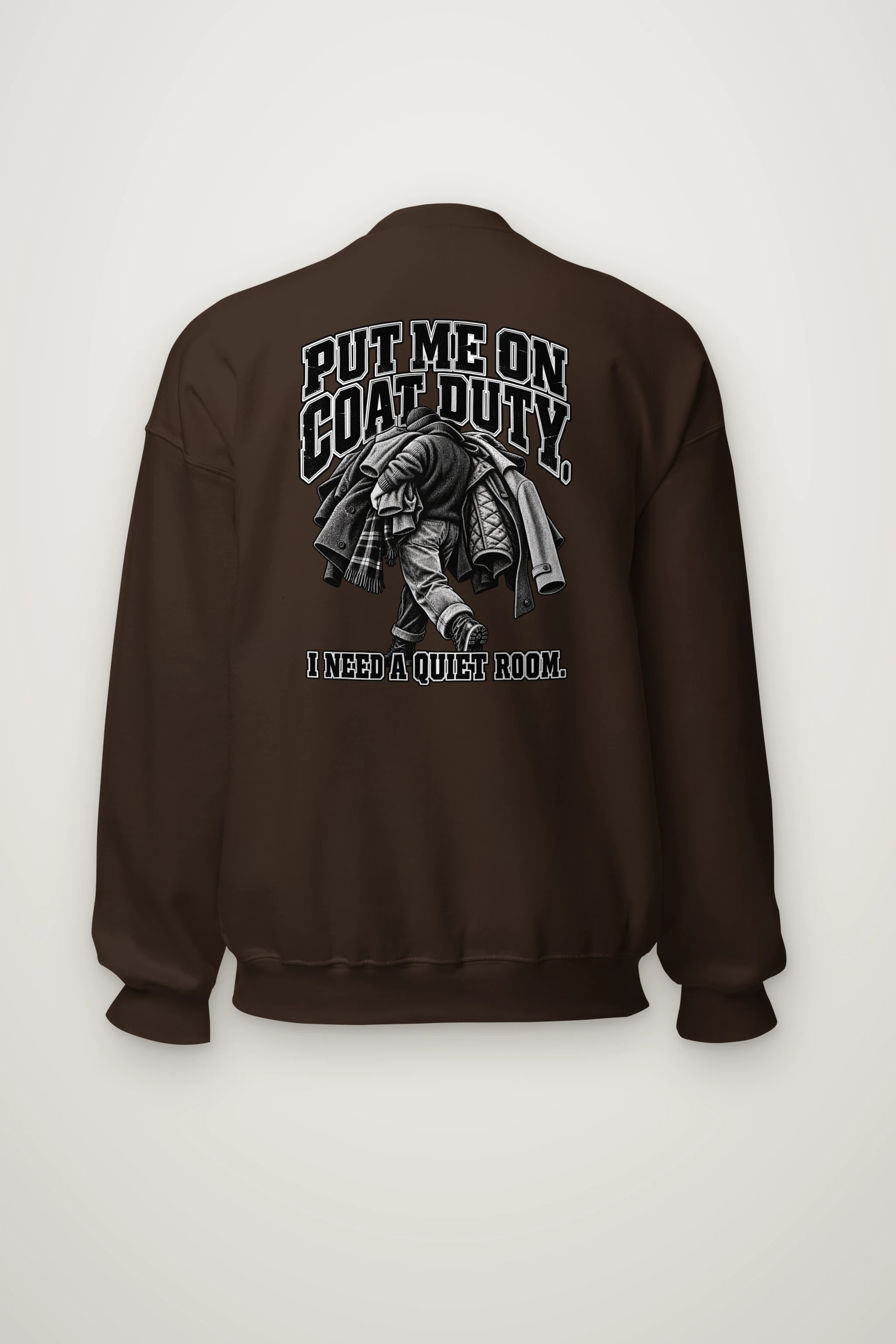 "Coat Duty" Heavy Blend Unisex Crewneck Sweatshirt