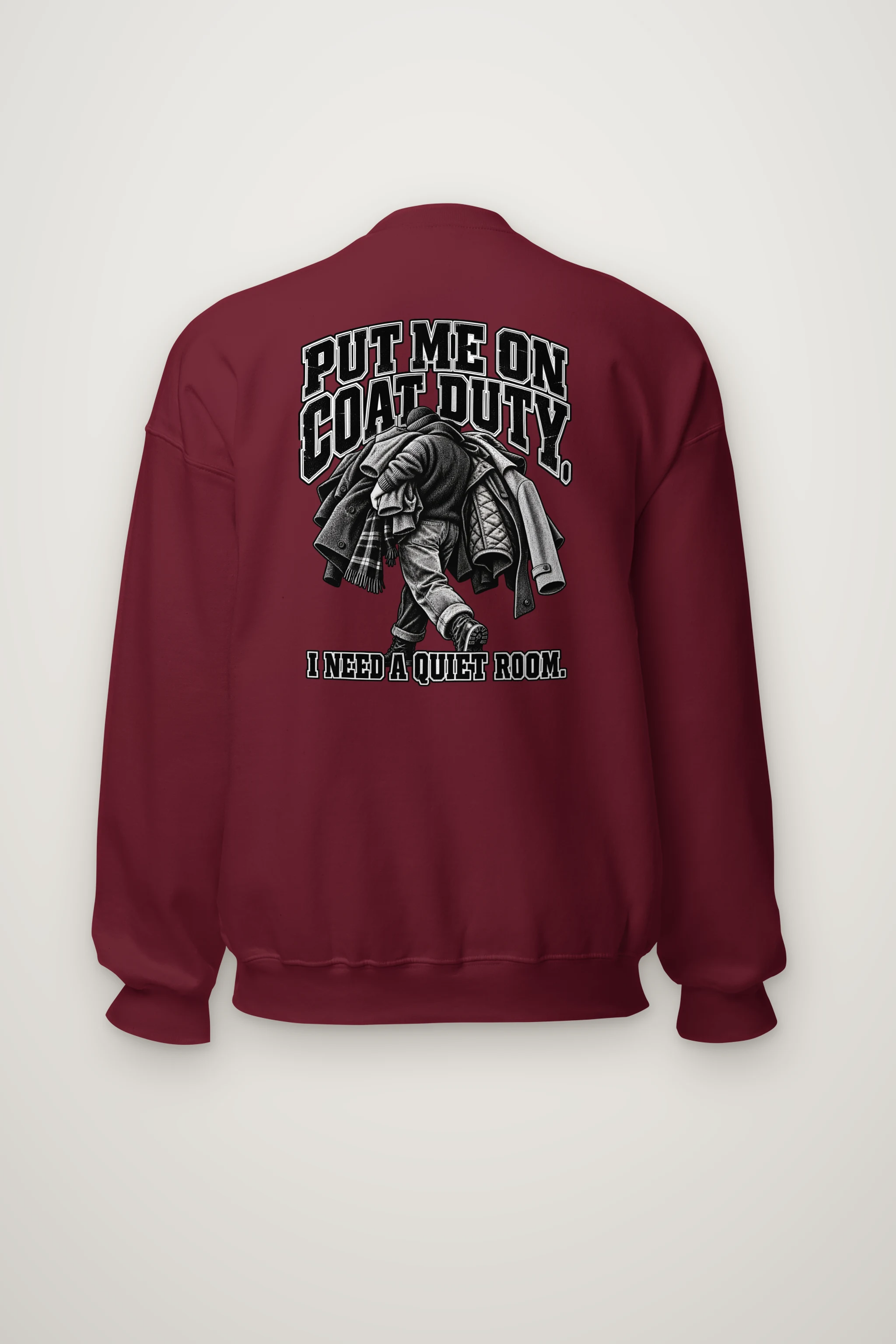 "Coat Duty" Heavy Blend Unisex Crewneck Sweatshirt