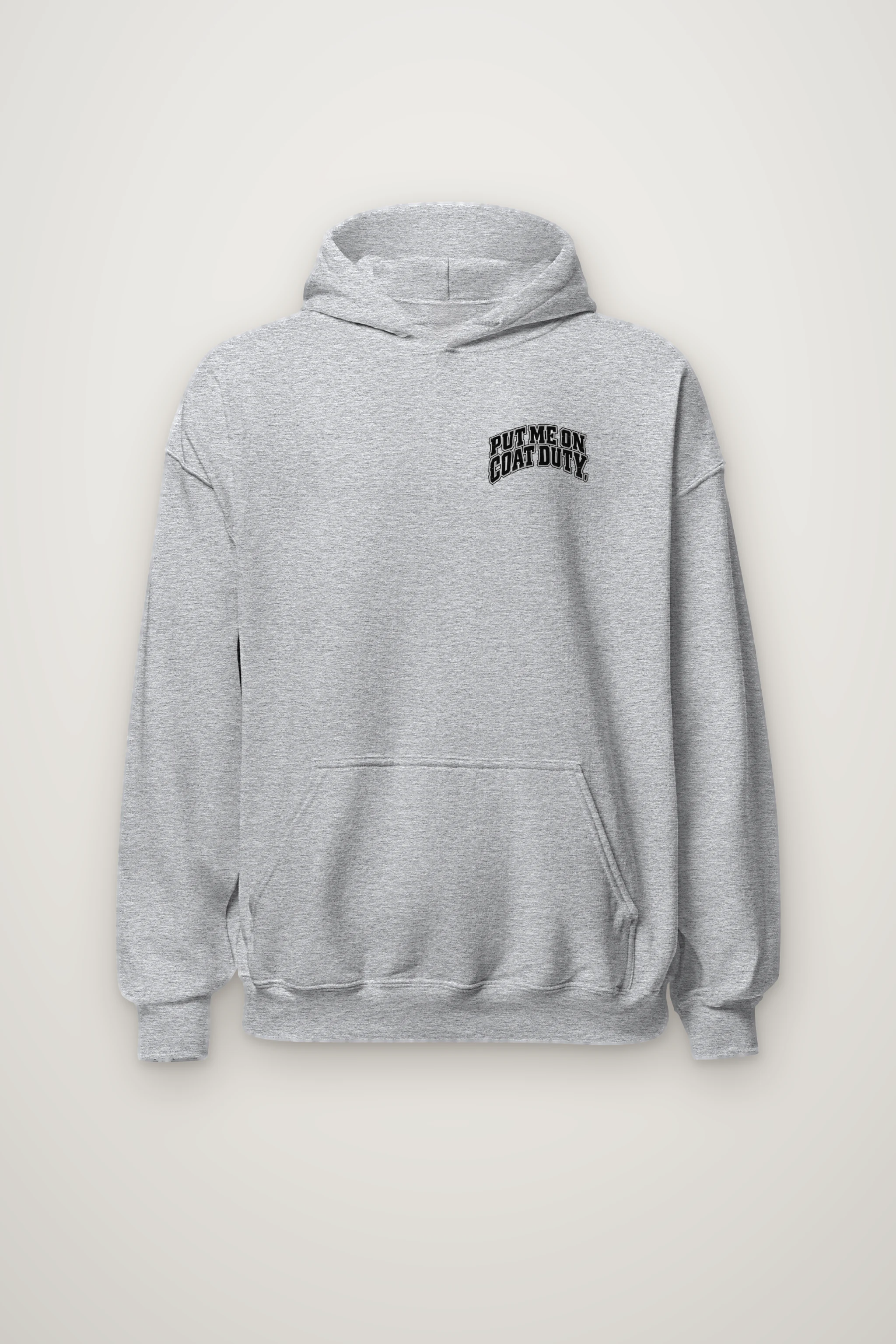 "Coat Duty" Heavy Blend Unisex Pullover Hoodie