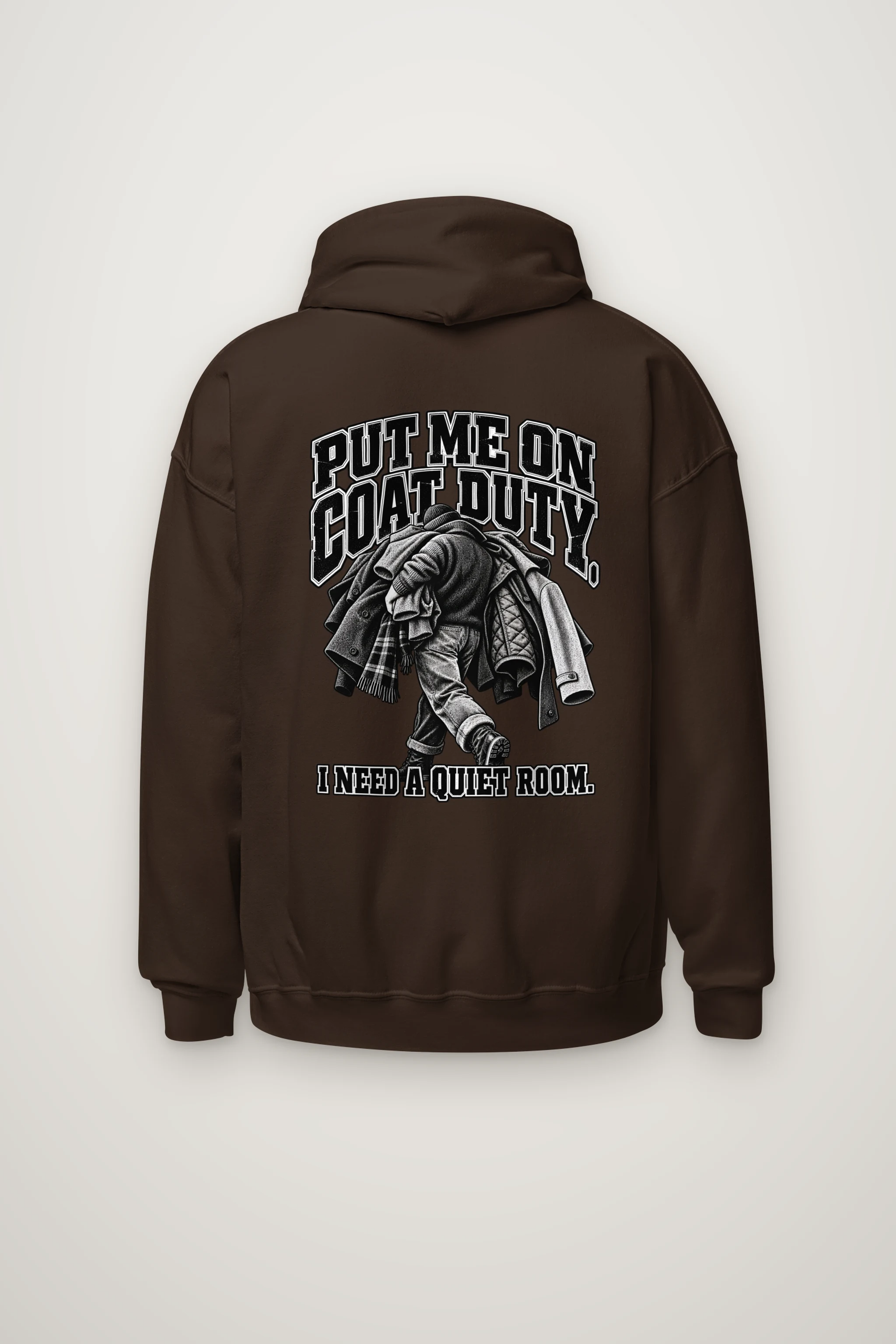 "Coat Duty" Heavy Blend Unisex Pullover Hoodie