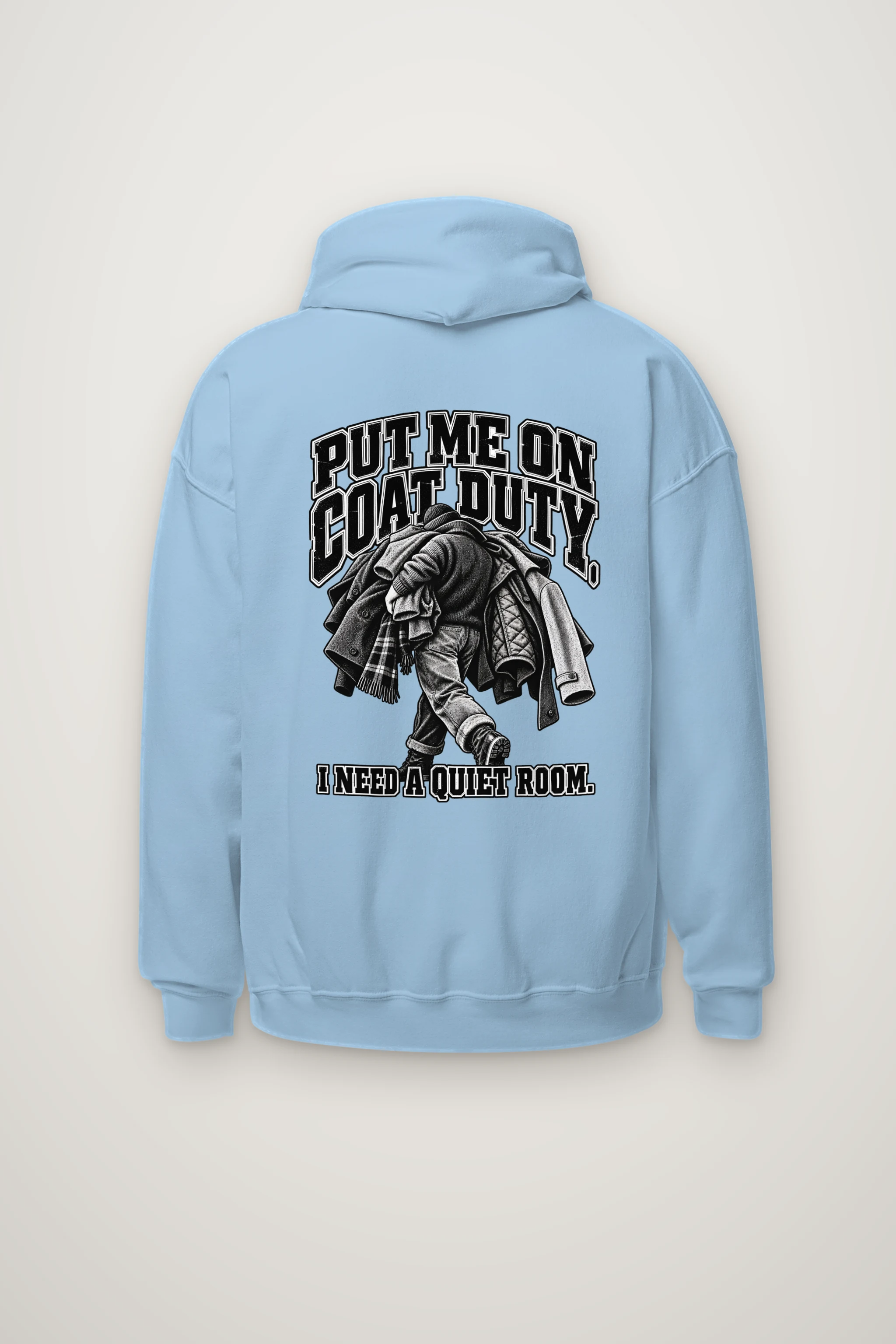 "Coat Duty" Heavy Blend Unisex Pullover Hoodie