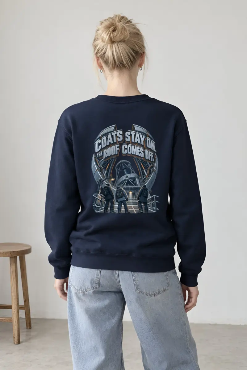 "Coats Stay On" Heavy Blend Unisex Crewneck Sweatshirt