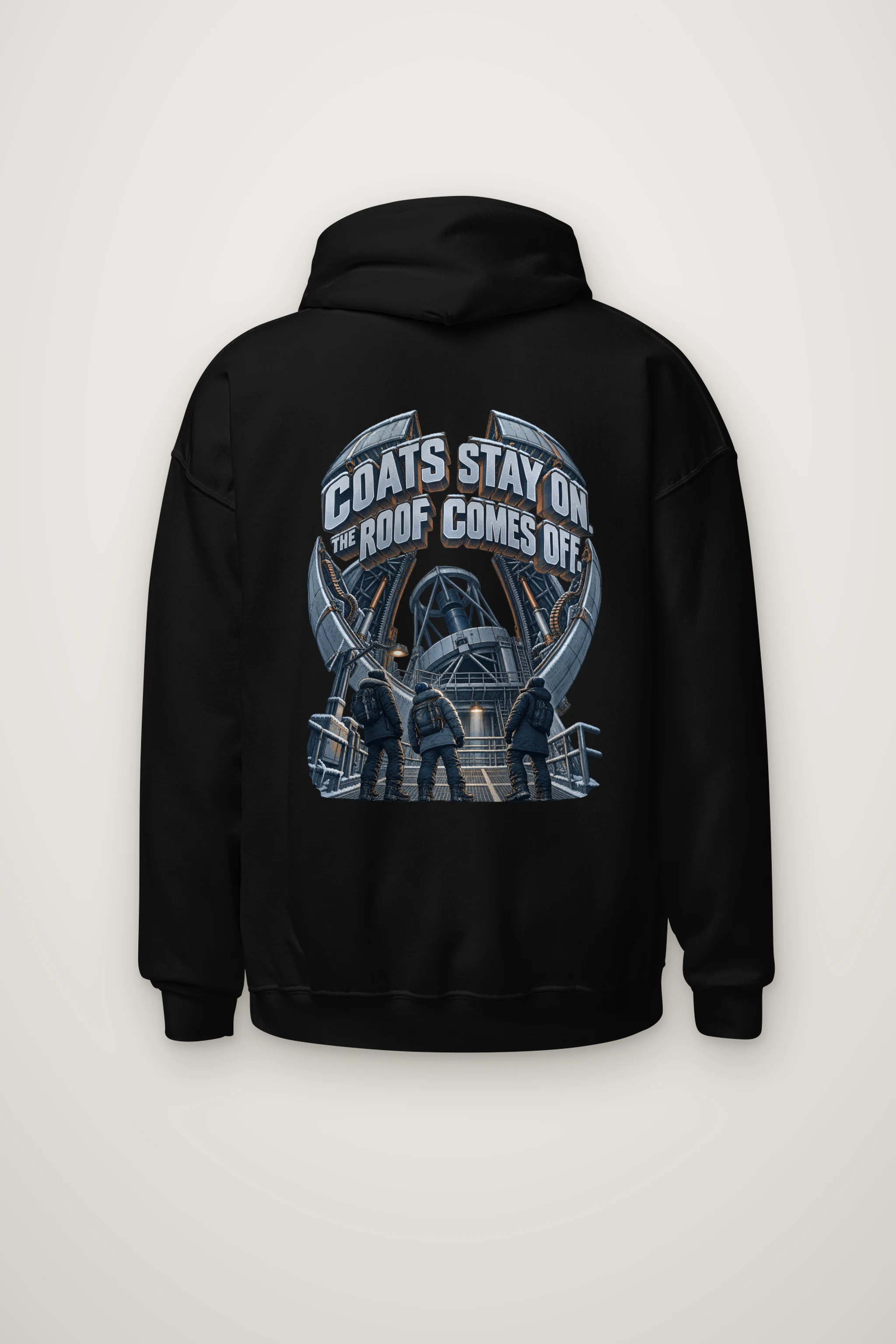 "Coats Stay On" Heavy Blend Unisex Pullover Hoodie