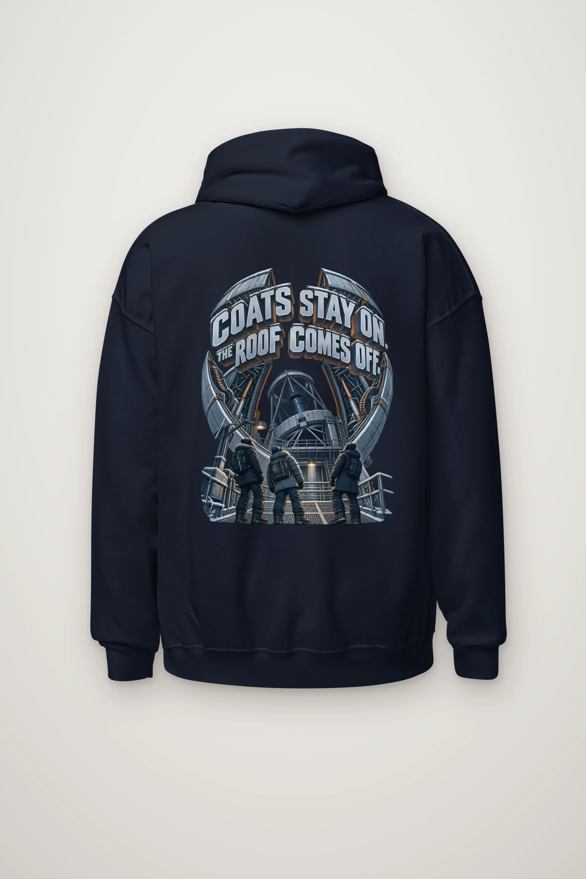 "Coats Stay On" Heavy Blend Unisex Pullover Hoodie