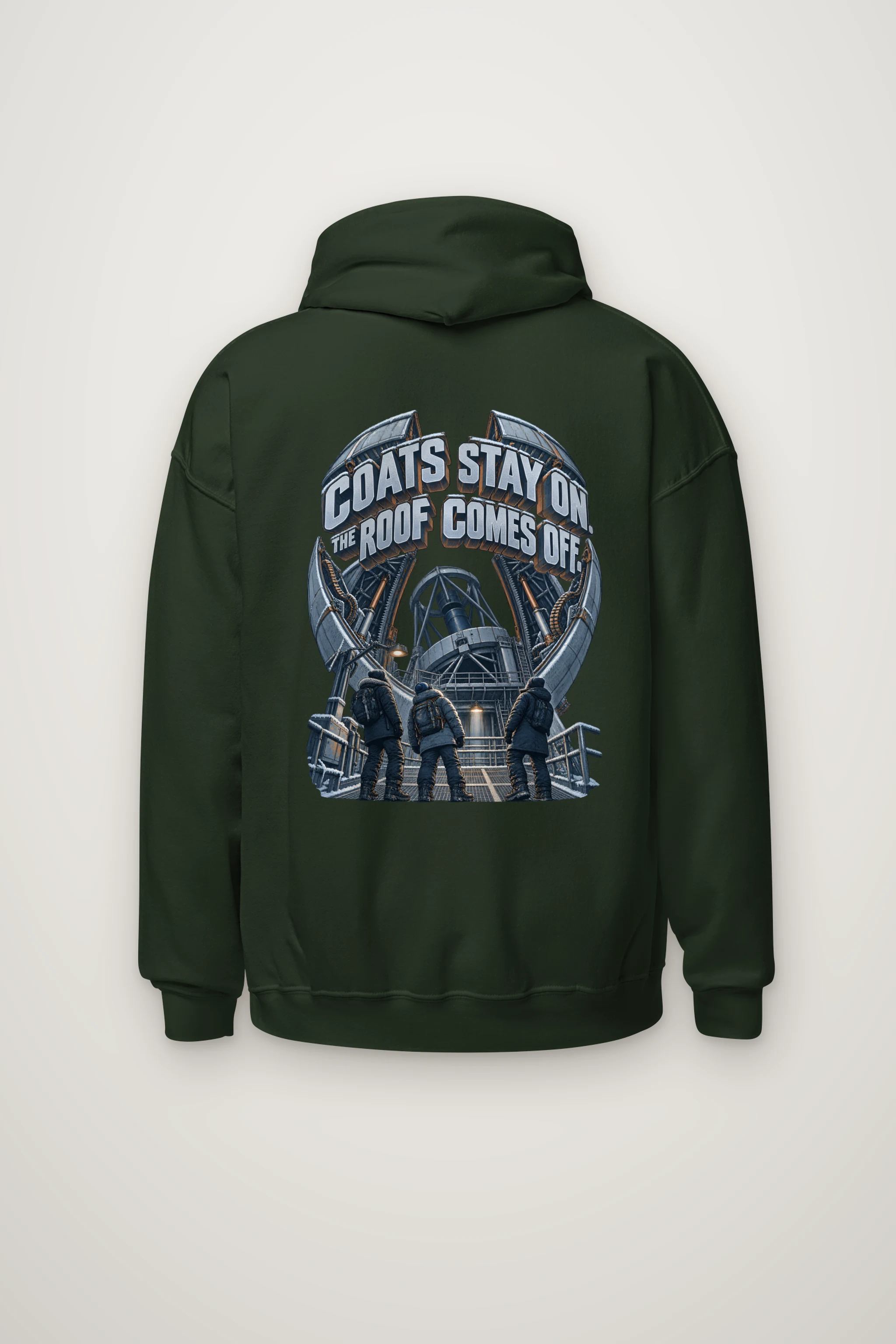 "Coats Stay On" Heavy Blend Unisex Pullover Hoodie