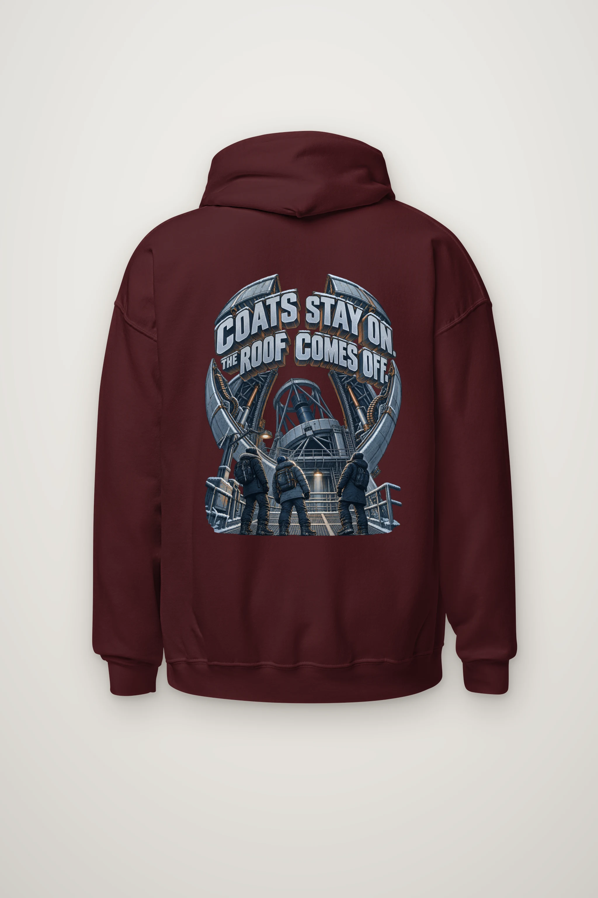"Coats Stay On" Heavy Blend Unisex Pullover Hoodie