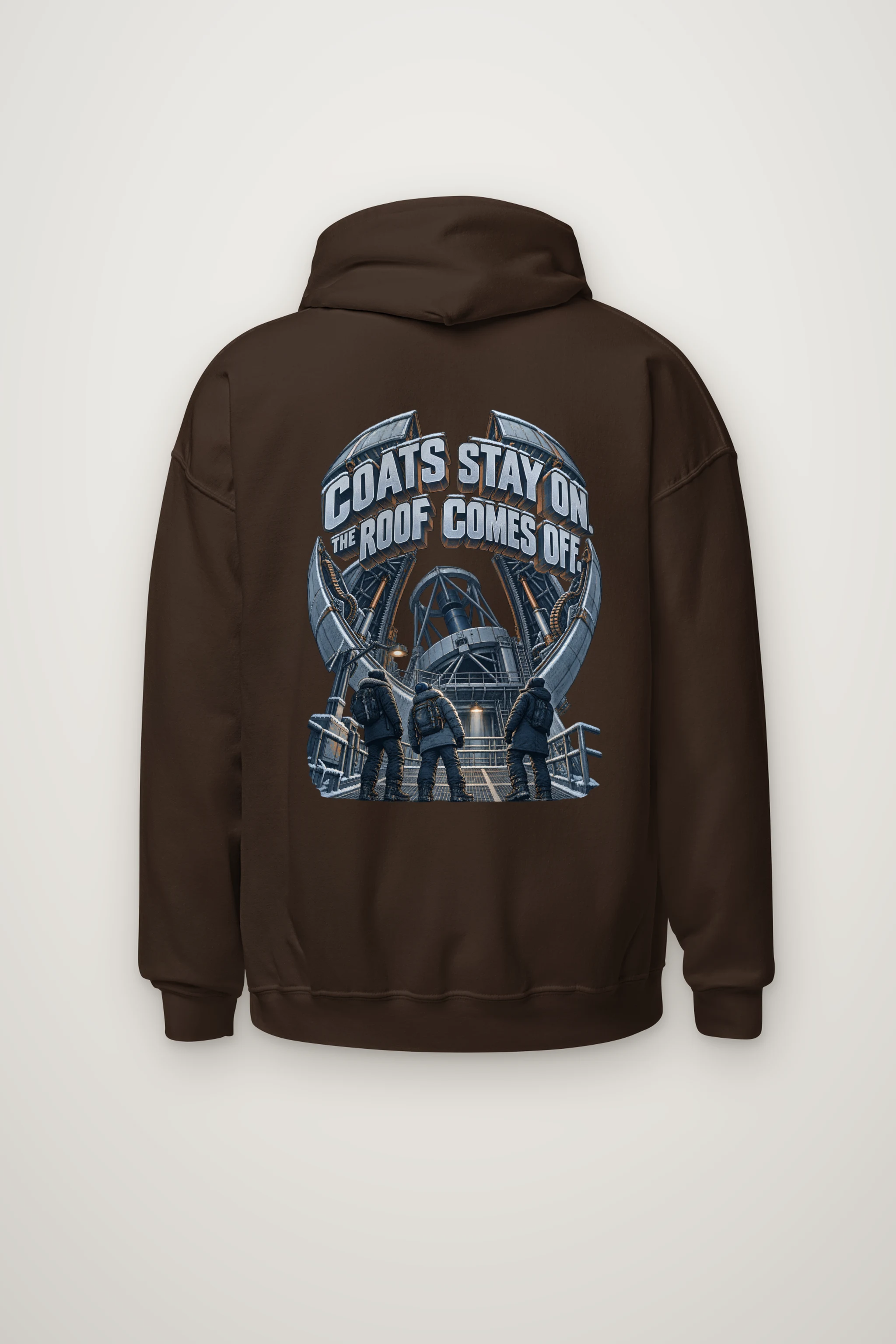"Coats Stay On" Heavy Blend Unisex Pullover Hoodie