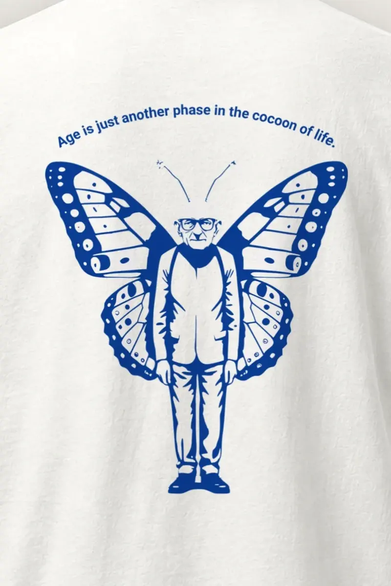 "Cocoon Of Life" Heavyweight Unisex Crewneck T-shirt