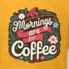 "Coffee Blossom Club" Heavyweight Unisex Crewneck T-shirt