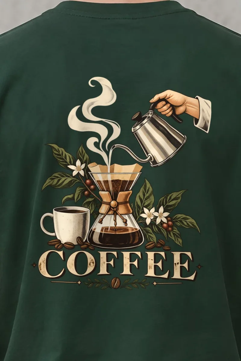 "Coffee Botanica" Heavyweight Unisex Crewneck T-shirt