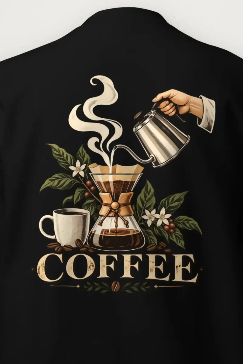 "Coffee Botanical" Heavy Blend Unisex Crewneck Sweatshirt