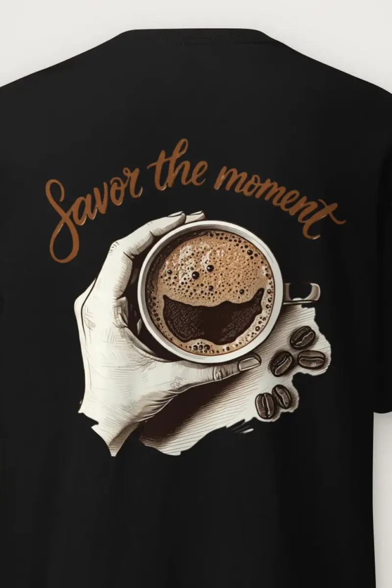 "Coffee Break Ritual" Heavyweight Unisex Crewneck T-shirt