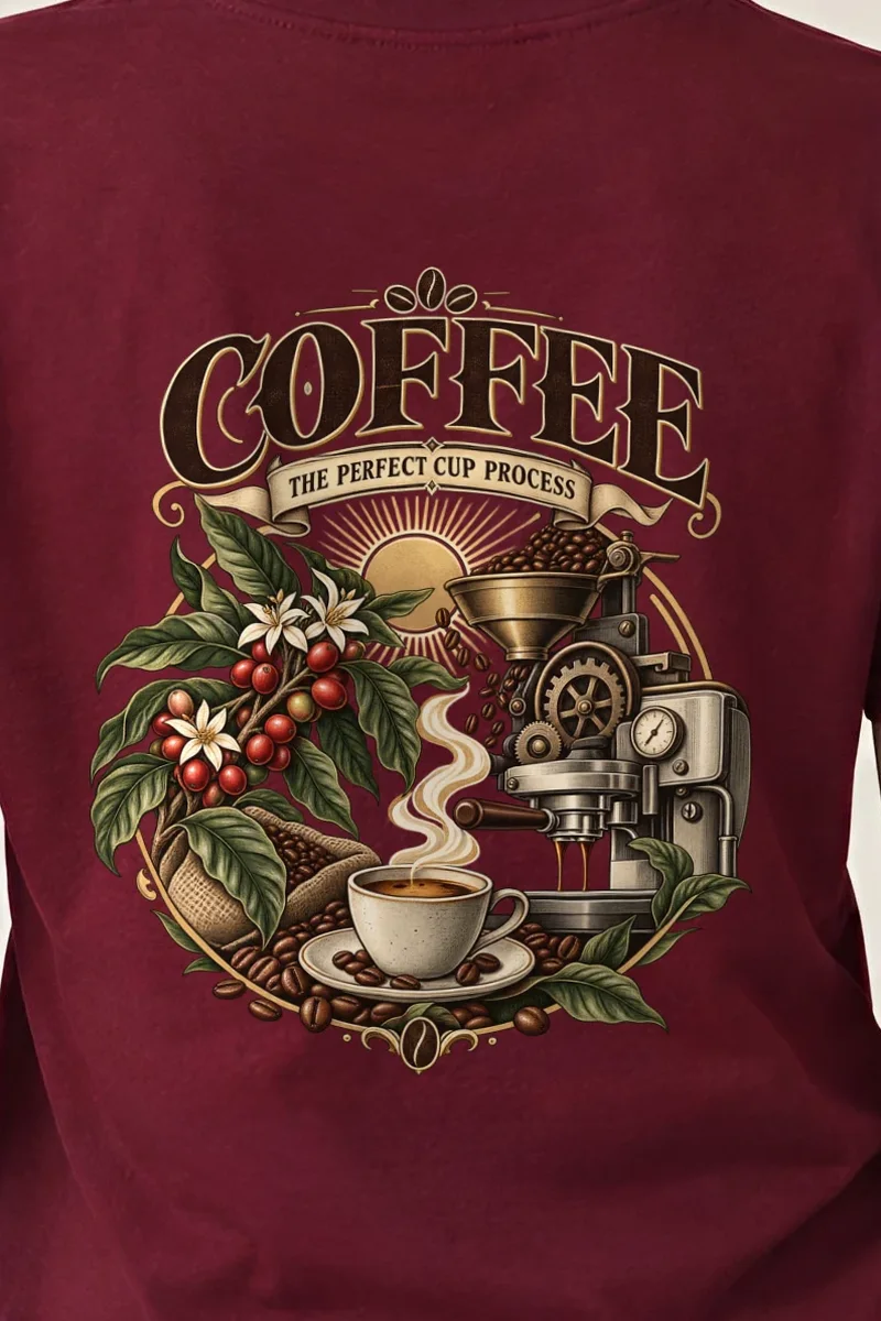 "Coffee Process" Heavyweight Unisex Crewneck T-shirt