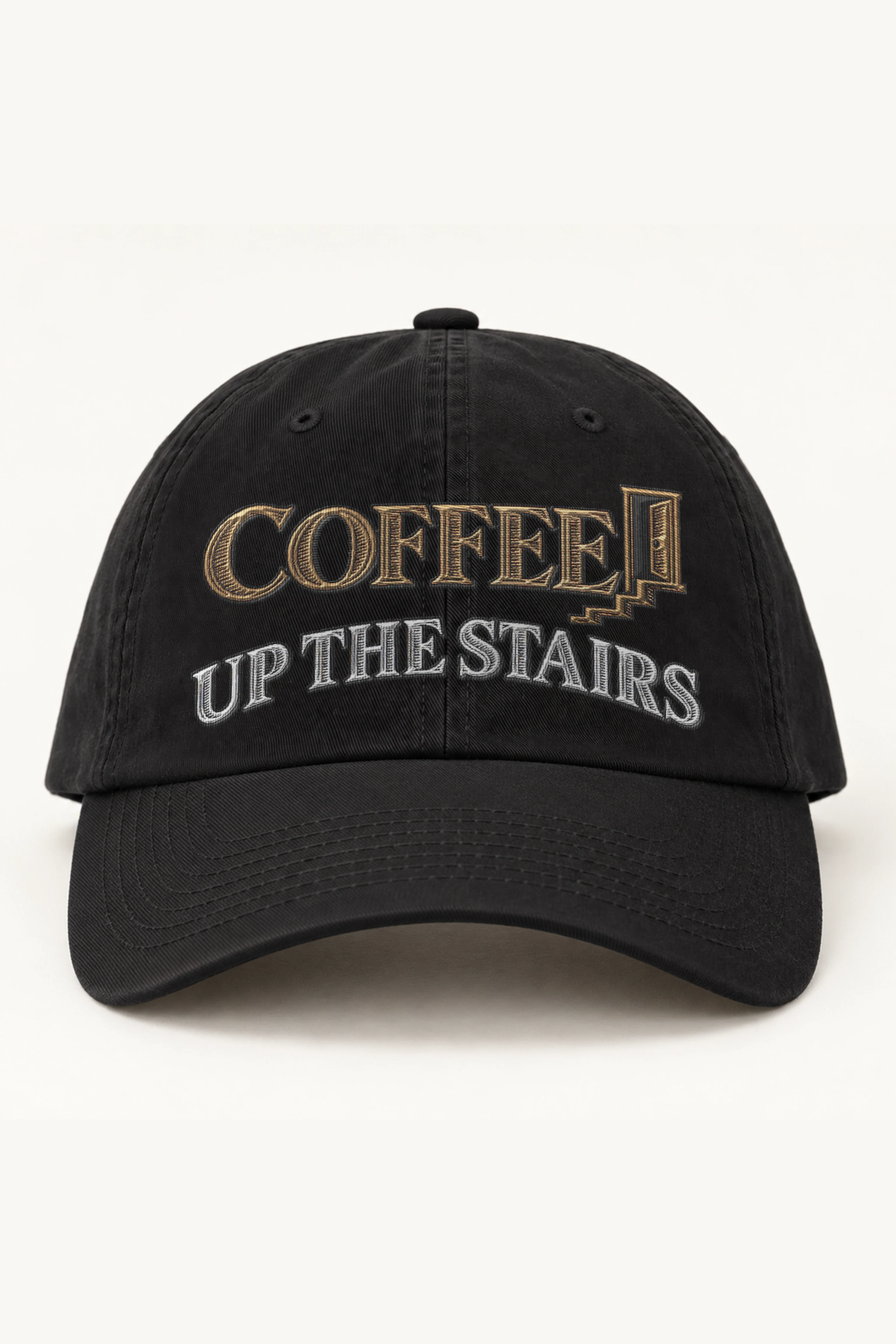 "Coffee Up the Stairs" Classic Dad Hat · Embroidered